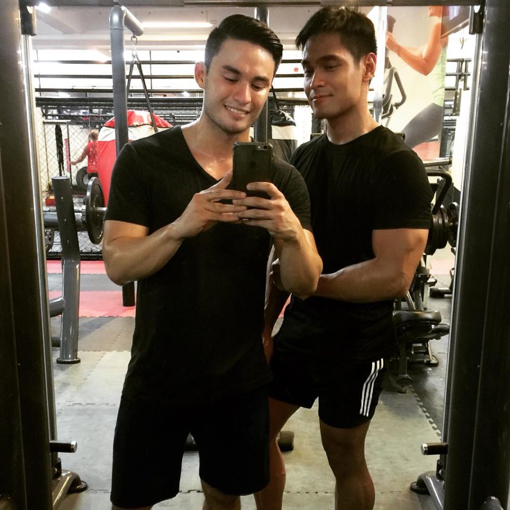 Prince Stefan and Paolo Amores: gym buddies